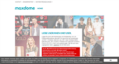 Desktop Screenshot of presse.maxdome.de